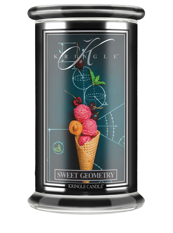 Sweet Geometry Large 2-wick - Kringle Candle Company