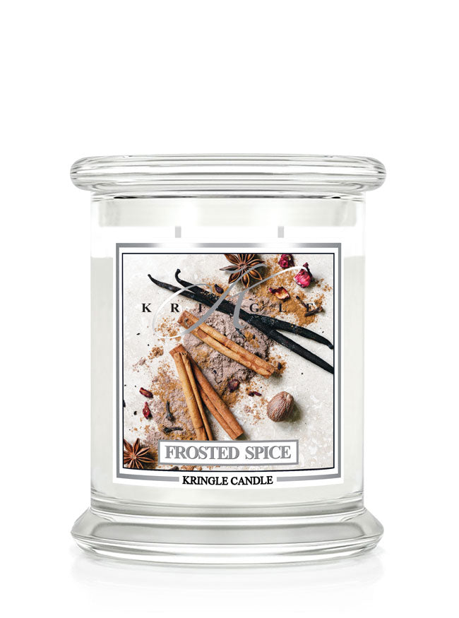 Frosted Spice Medium 2-Wick - Kringle Candle Company