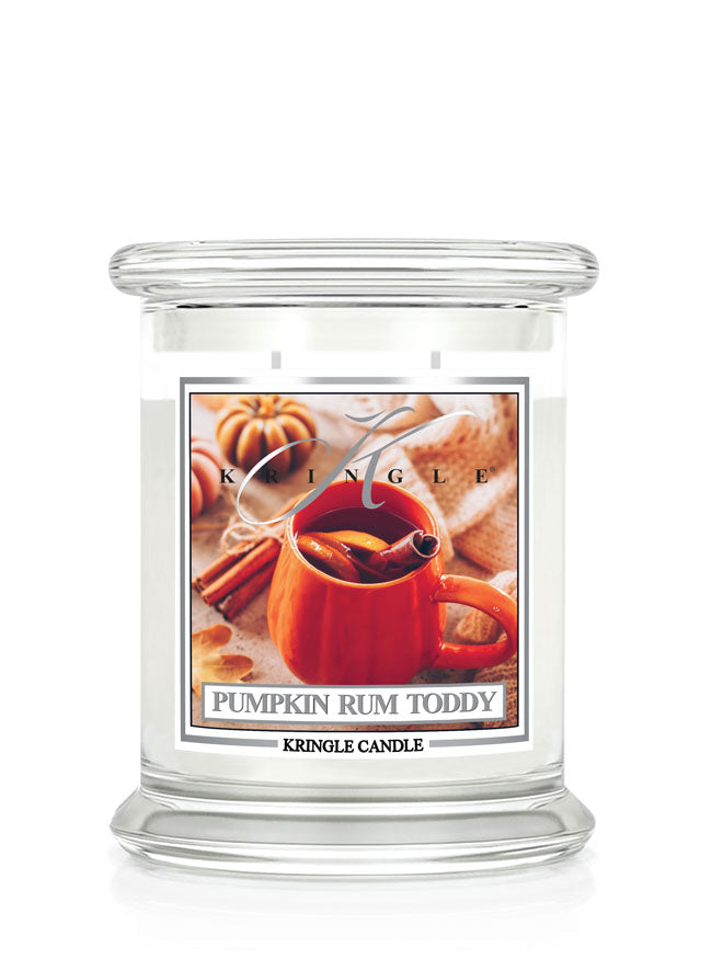 Pumpkin Rum Toddy Medium 2-Wick - Kringle Candle Company