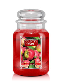 Macintosh Apple Large Jar Candle - Kringle Candle Company