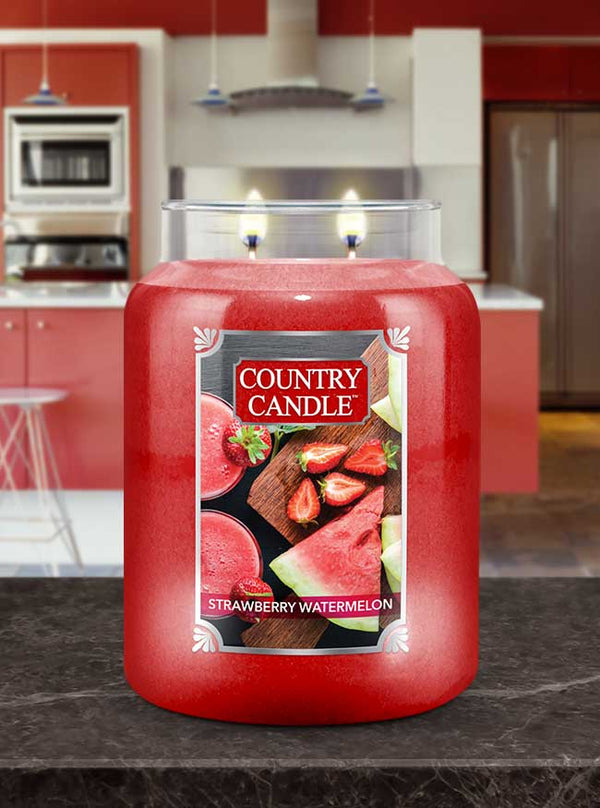 Strawberry Watermelon Large Jar - Kringle Candle Company