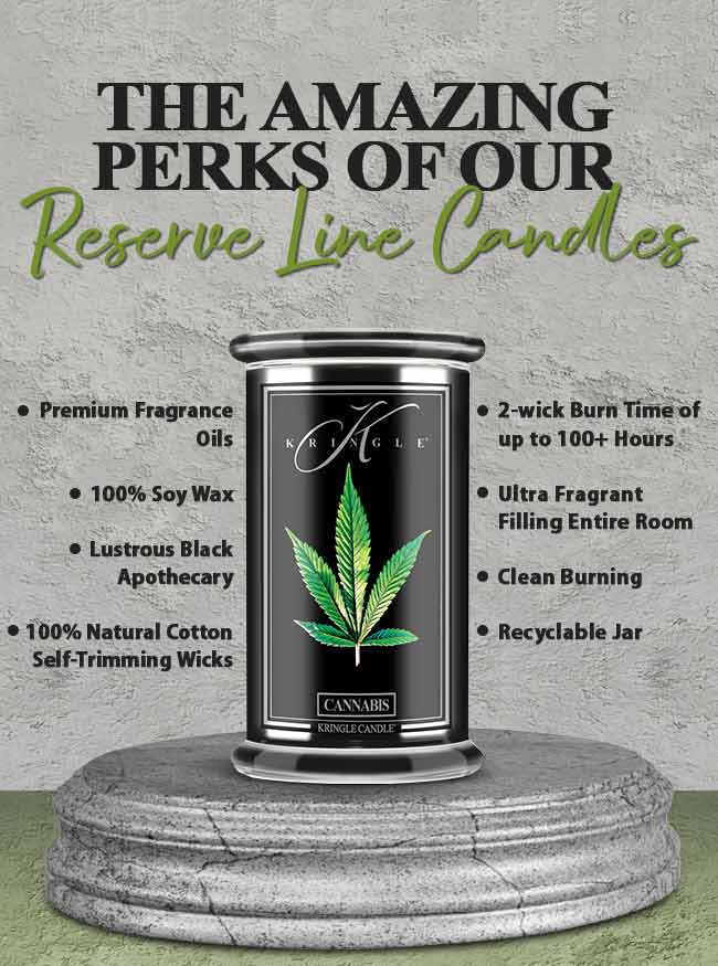 Cannabis Large 2-wick - Kringle Candle Company