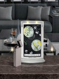 Pocket Lighter - Gun Metal - Kringle Candle Company