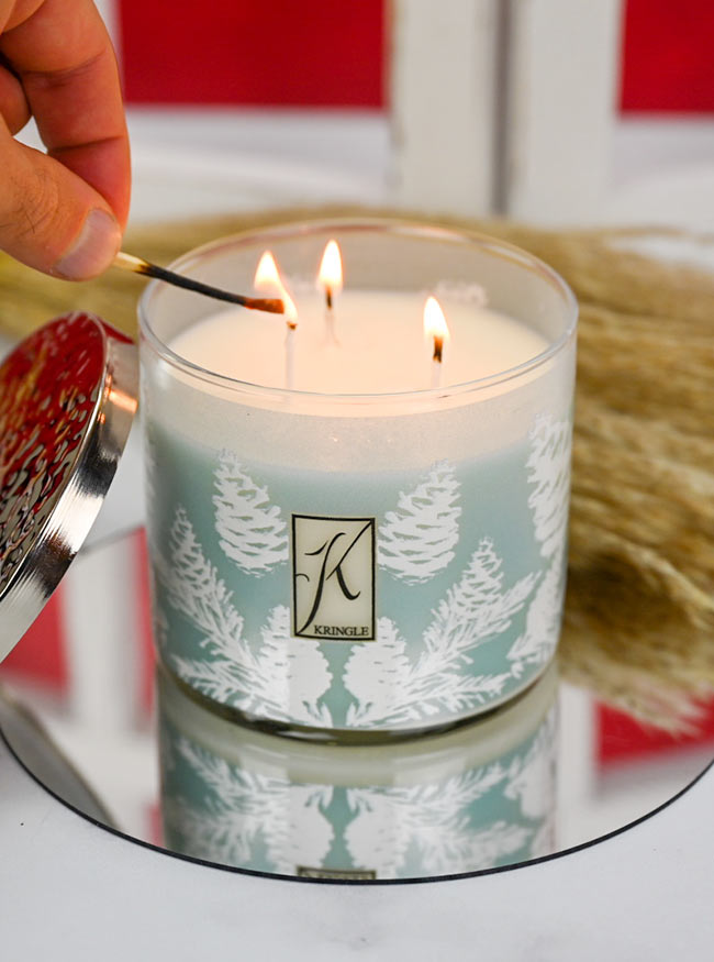 Sandalwood & Cade  | 3-wick Candle - Kringle Candle Company