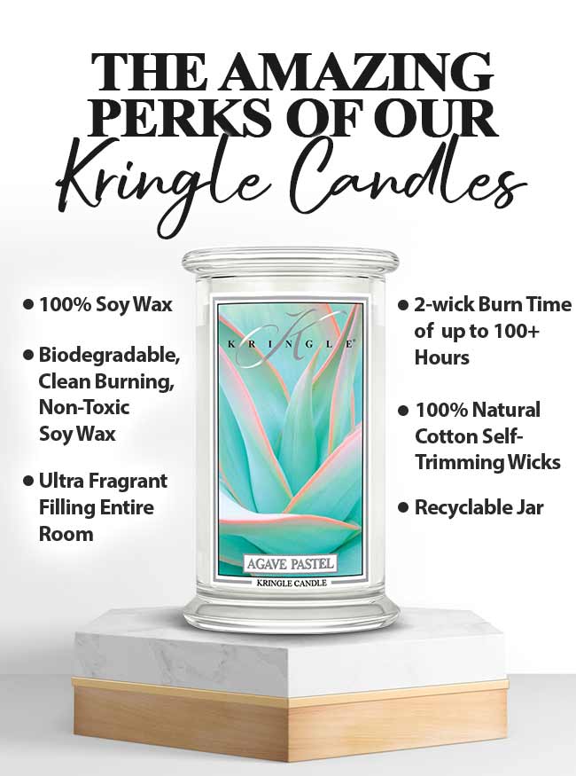 Agave Pastel Large Jar - Kringle Candle Company