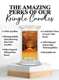 Autumn Amber  Large 2-wick - Kringle Candle Company