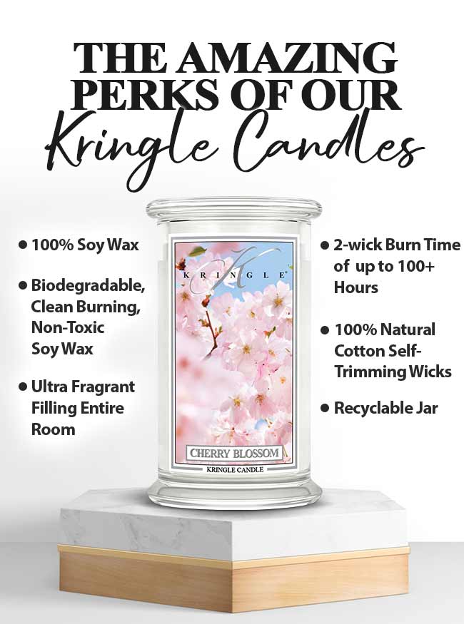 Cherry Blossom  Large 2-wick - Kringle Candle Company