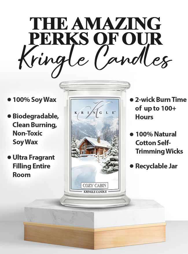 Cozy Cabin  Large 2-wick - Kringle Candle Company