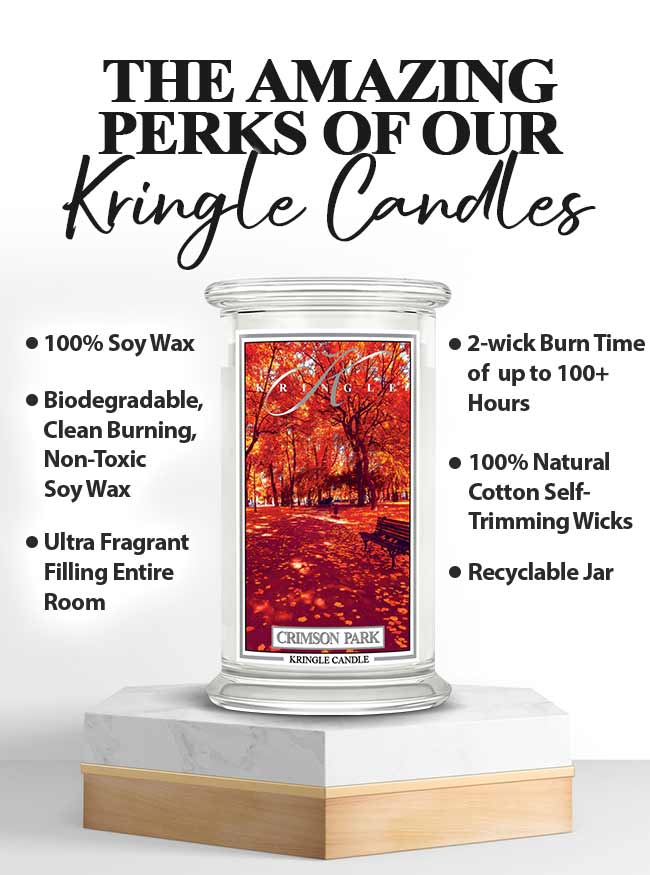 Crimson Park Large 2-wick - Kringle Candle Company