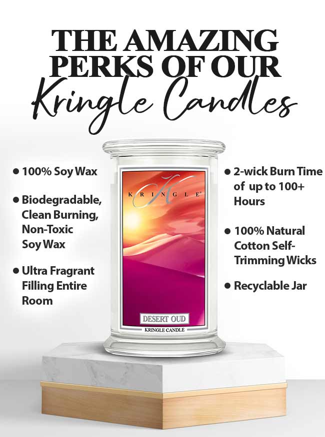 Desert Oud Large 2-wick - Kringle Candle Company