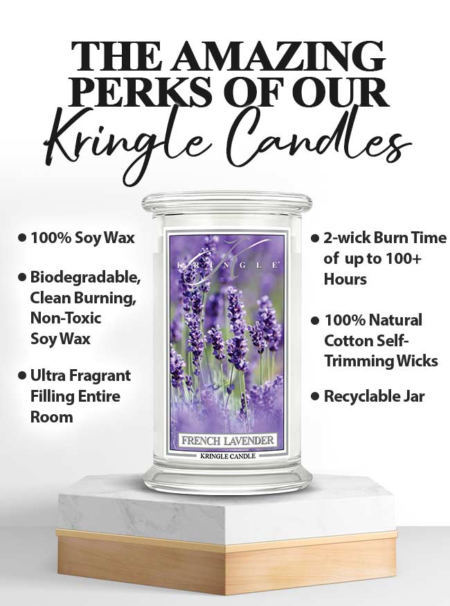 French Lavender Large 2-wick - Kringle Candle Company