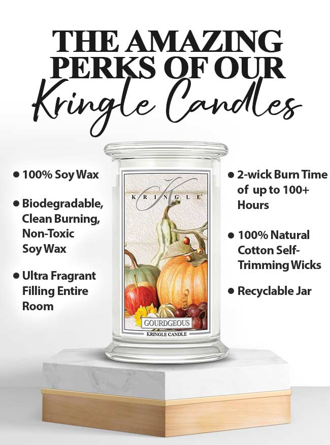 Gourdgeous Large 2-wick - Kringle Candle Company