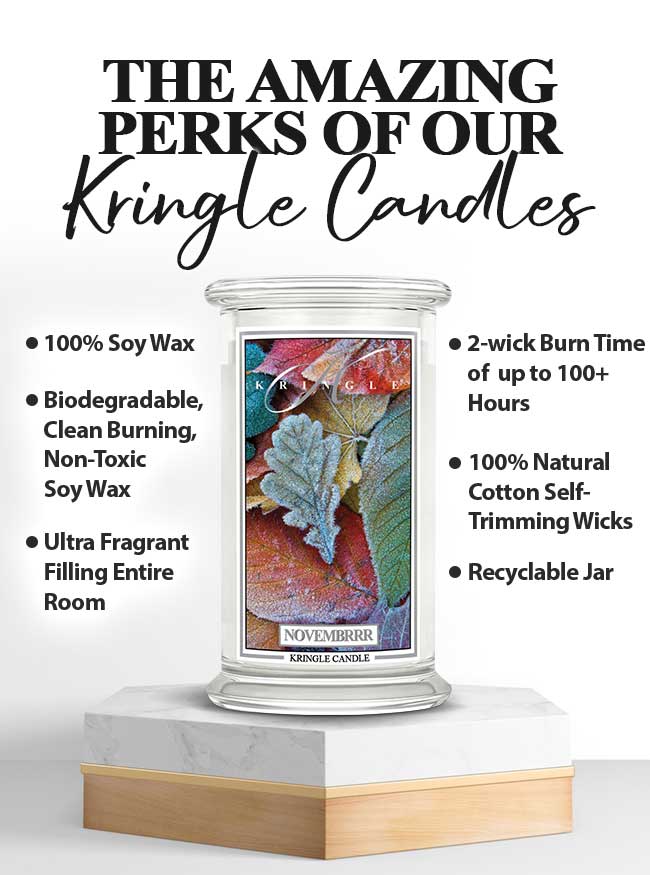 Novembrrr Large 2-wick - Kringle Candle Company