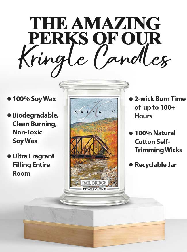 Rail Bridge Large 2-wick - Kringle Candle Company