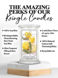 Rosemary Lemon Large 2-wick - Kringle Candle Company