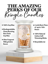 Vanilla Cone Large 2-wick - Kringle Candle Company