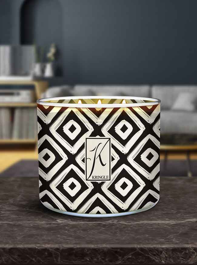 Geo | 3-wick Candle - Kringle Candle Company