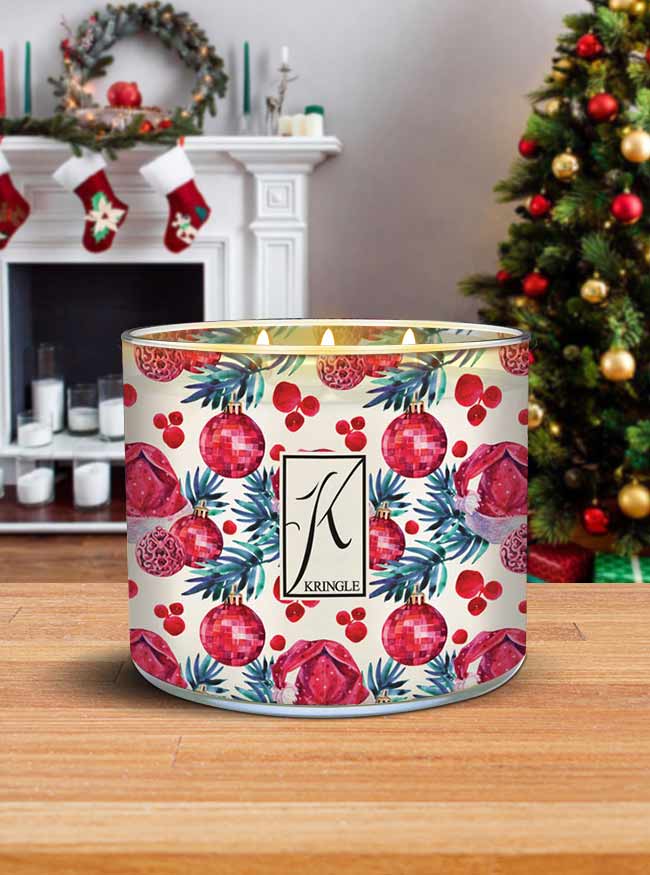 Deck The Halls | 3-wick Candle - Kringle Candle Company