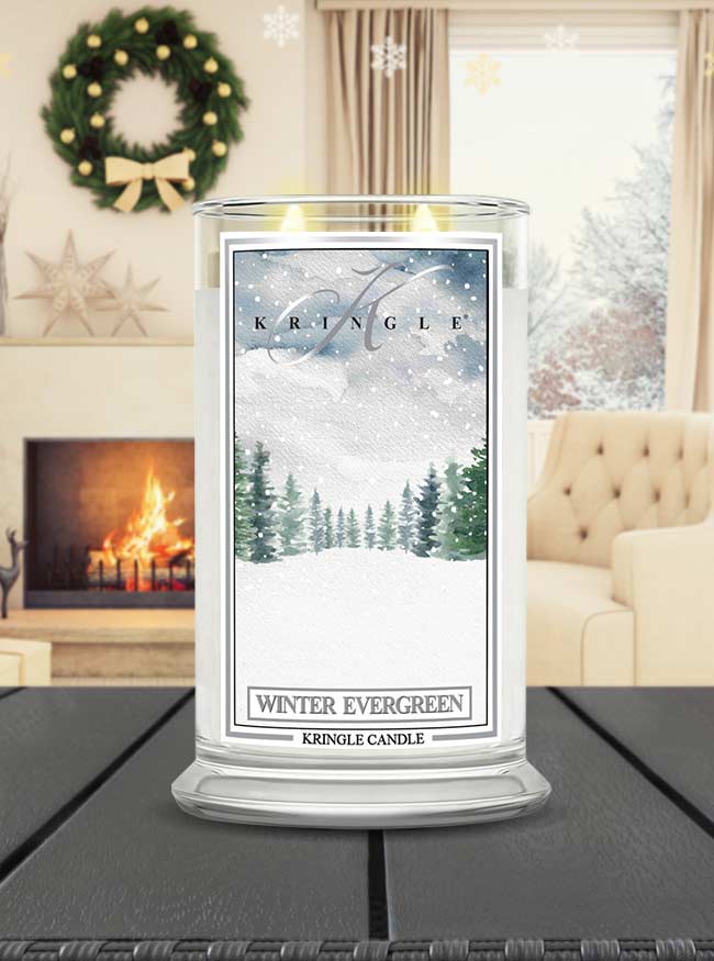 Winter Evergreen Large 2-wick - Kringle Candle Company