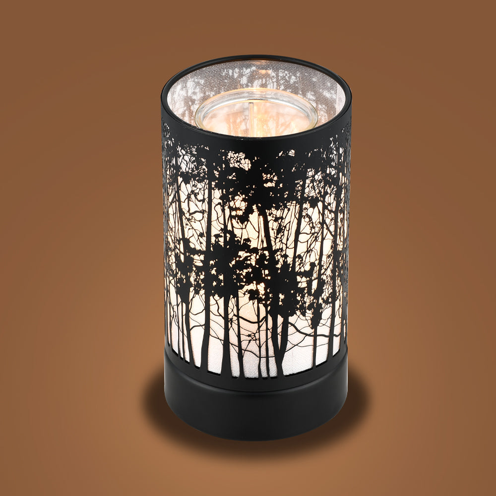 7" Touch Lamp Wax Warmer-Black Morning Trees - Kringle Candle Company