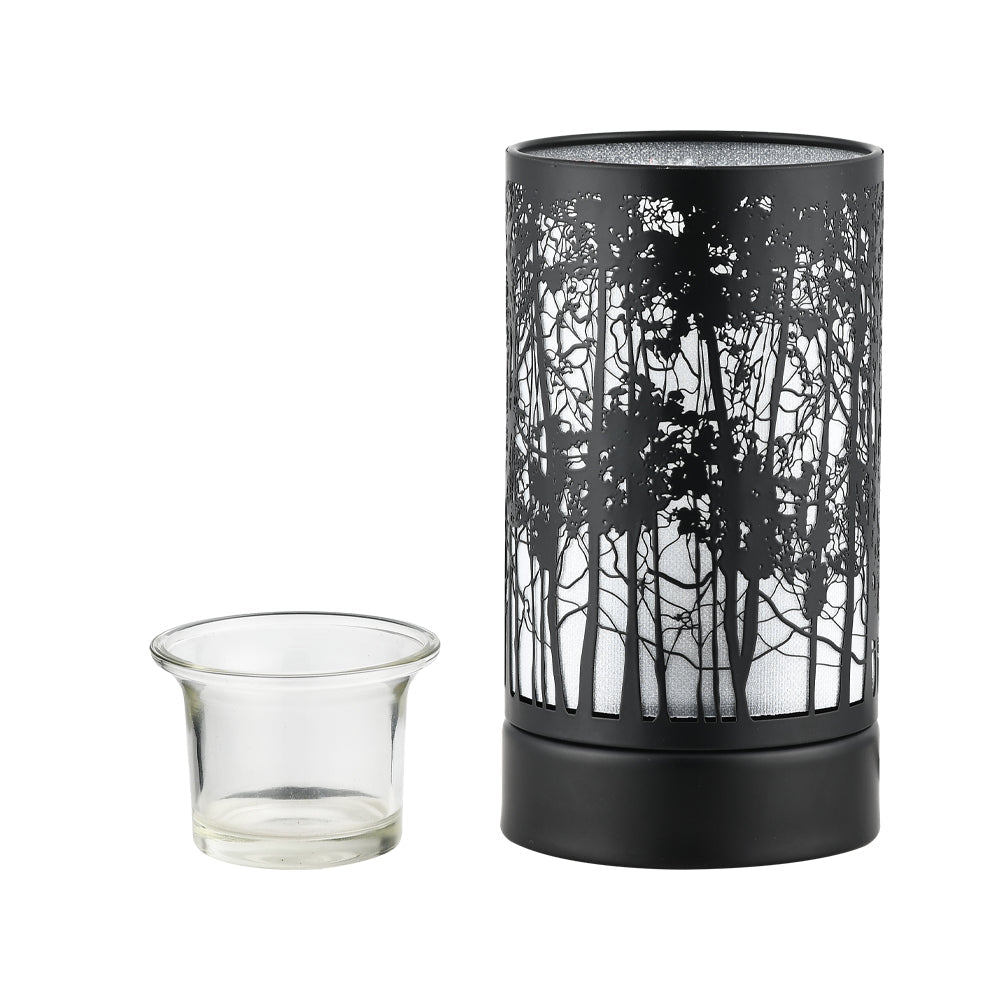 7" Touch Lamp Wax Warmer-Black Morning Trees - Kringle Candle Company