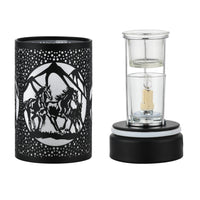 7" Touch Lamp Wax Warmer-Black Horses - Kringle Candle Company