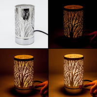 7" Touch Lamp Wax Warmer-White Flower - Kringle Candle Company