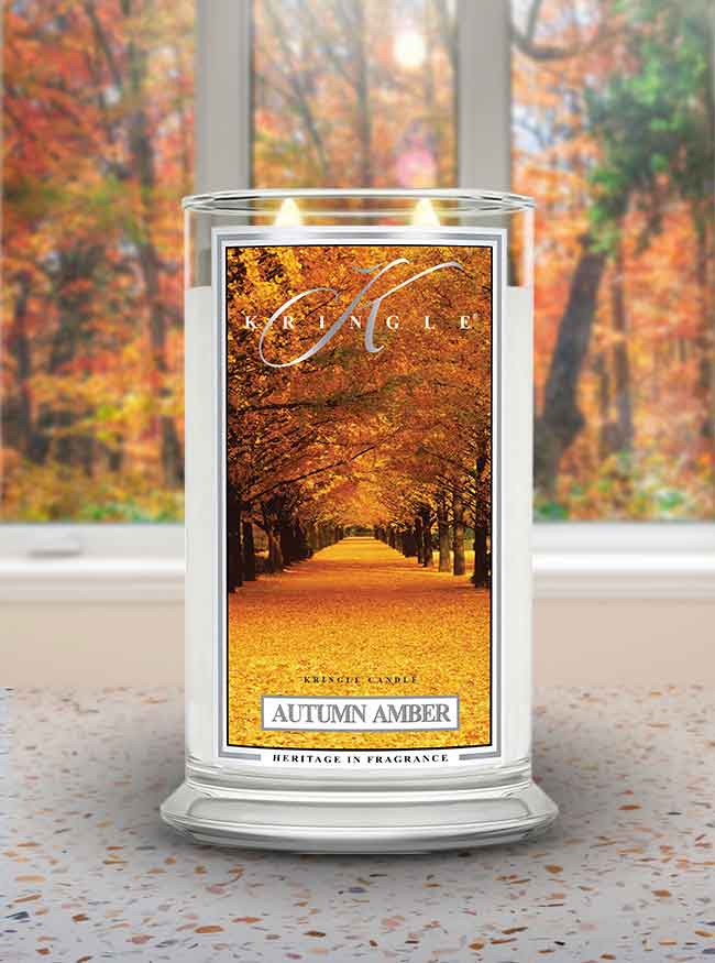 Autumn Amber  Large 2-wick - Kringle Candle Company