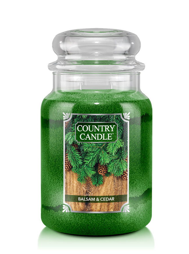 Balsam & Cedar Large 2-wick - Kringle Candle Company