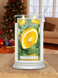 Citrus & Sage  Large 2-wick - Kringle Candle Company