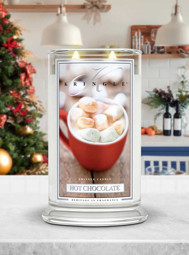 Hot Chocolate Large 2-wick - Kringle Candle Company