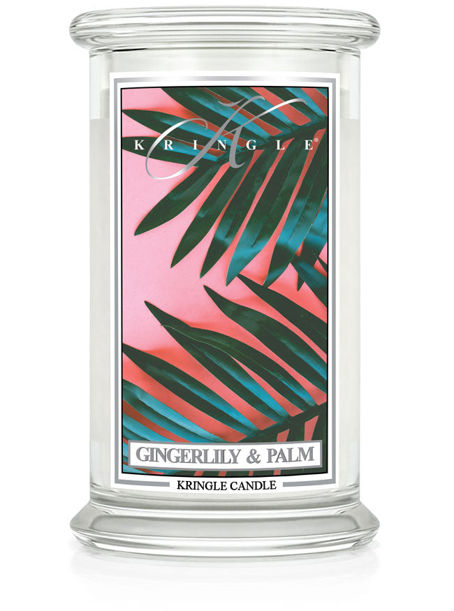 Gingerlily & Palm Large 2-wick - Kringle Candle Company