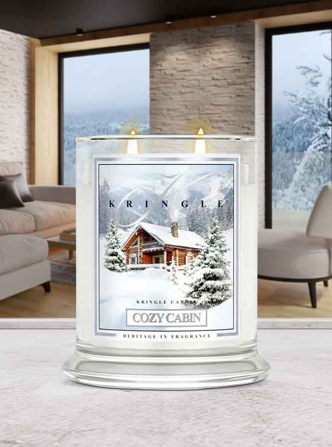 Cozy Cabin Medium 2-wick - Kringle Candle Company