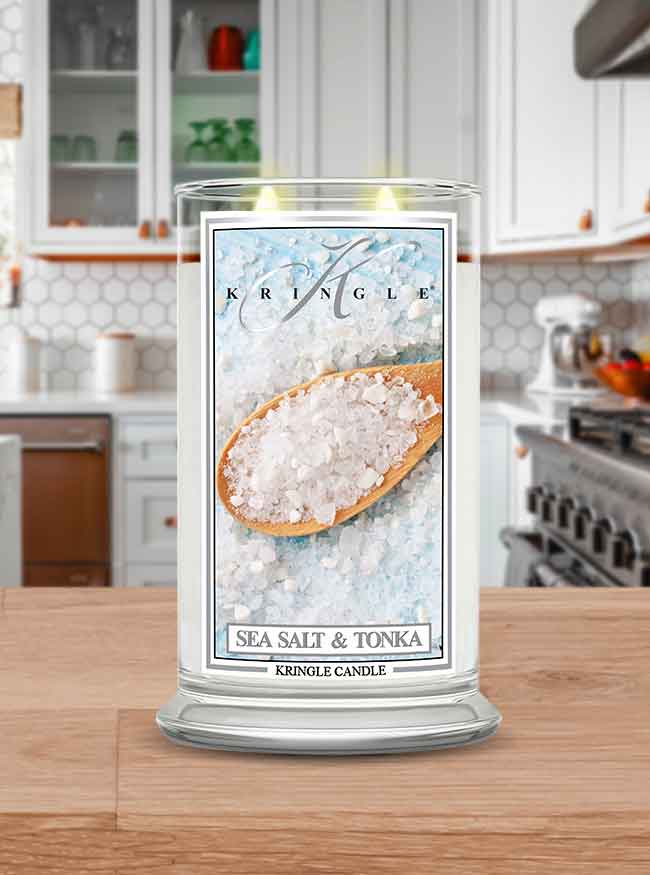 Sea Salt & Tonka Large 2-wick - Kringle Candle Company